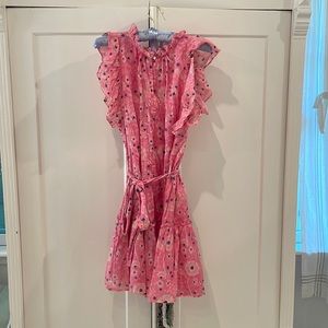 BRAND NEW Oliphant Pink Ruffle Dress (L)